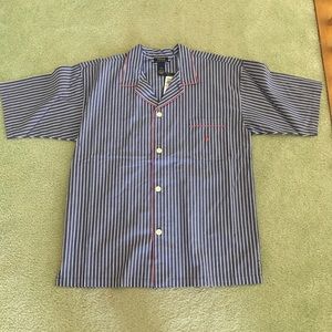 Polo Ralph Lauren Cotton striped short sleeve pajama top L